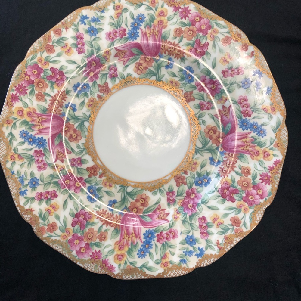 Crown China Kohenberg Bavaria Mayflower plates